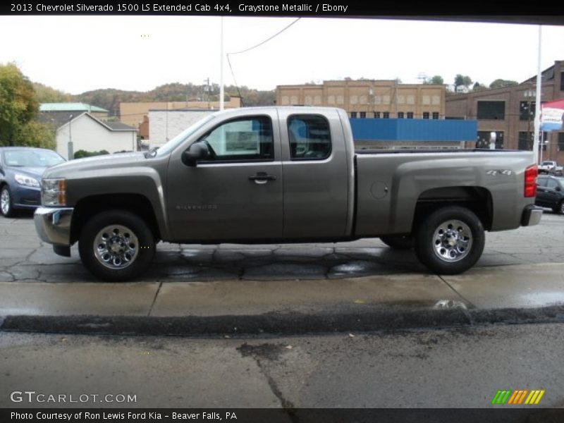 Graystone Metallic / Ebony 2013 Chevrolet Silverado 1500 LS Extended Cab 4x4