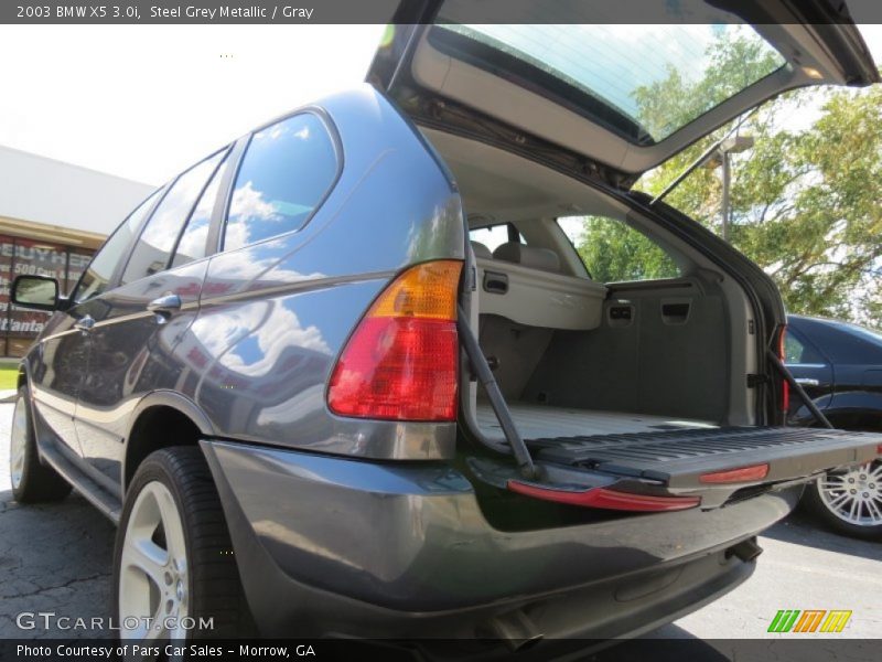 Steel Grey Metallic / Gray 2003 BMW X5 3.0i
