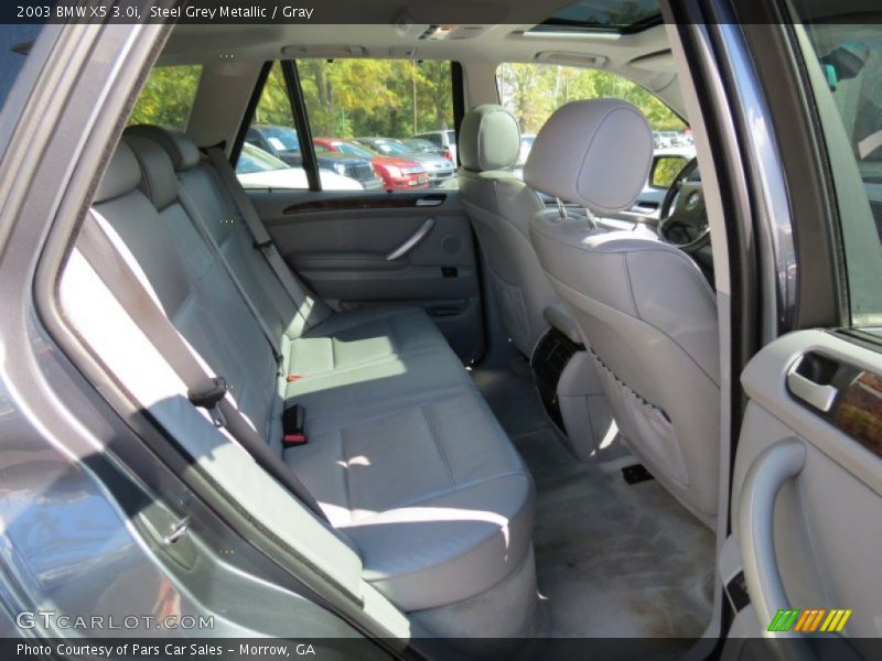 Steel Grey Metallic / Gray 2003 BMW X5 3.0i