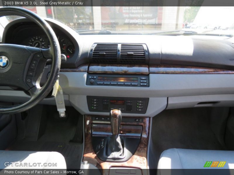 Steel Grey Metallic / Gray 2003 BMW X5 3.0i