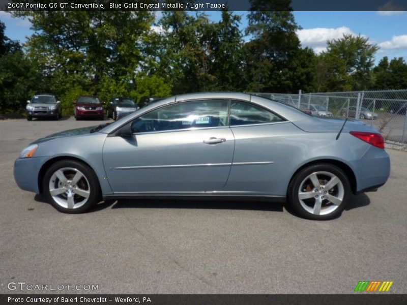  2007 G6 GT Convertible Blue Gold Crystal Metallic