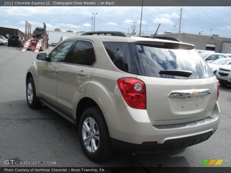 Champagne Silver Metallic / Jet Black 2013 Chevrolet Equinox LS