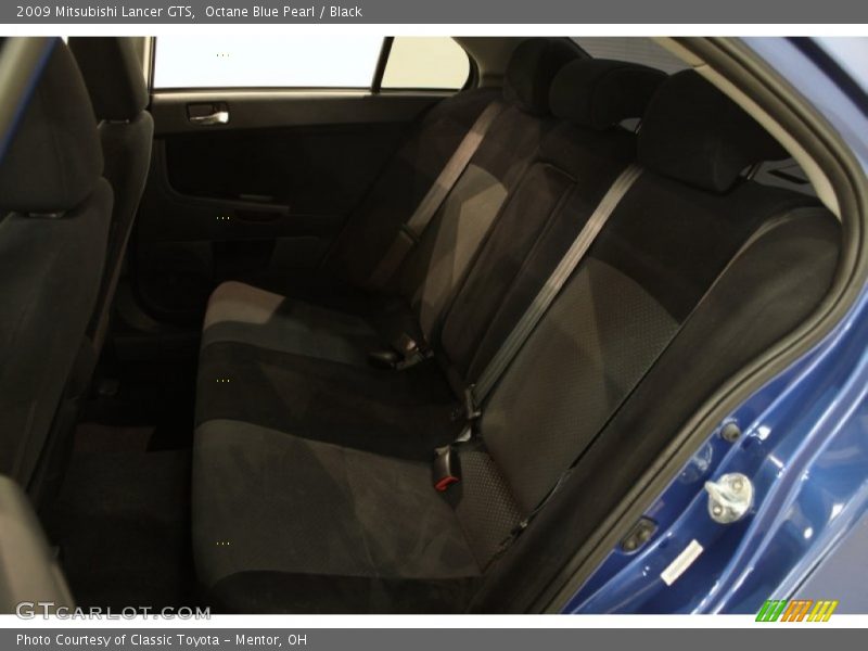 Octane Blue Pearl / Black 2009 Mitsubishi Lancer GTS