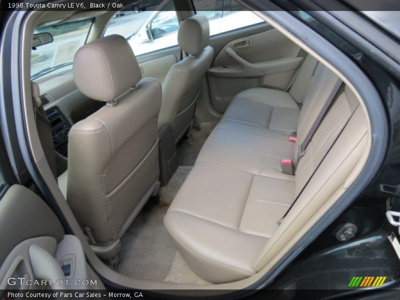 Rear Seat of 1998 Camry LE V6