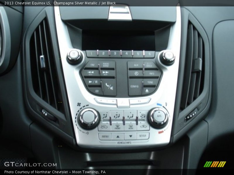 Champagne Silver Metallic / Jet Black 2013 Chevrolet Equinox LS