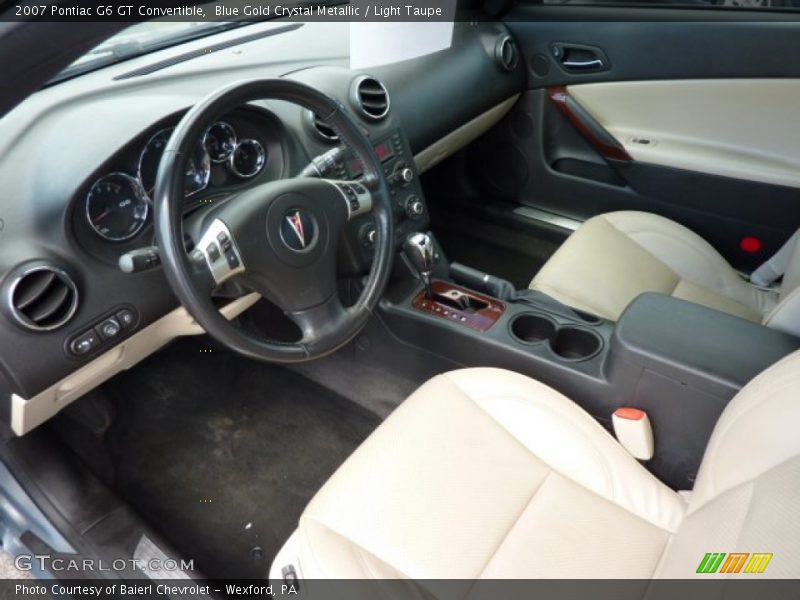Light Taupe Interior - 2007 G6 GT Convertible 