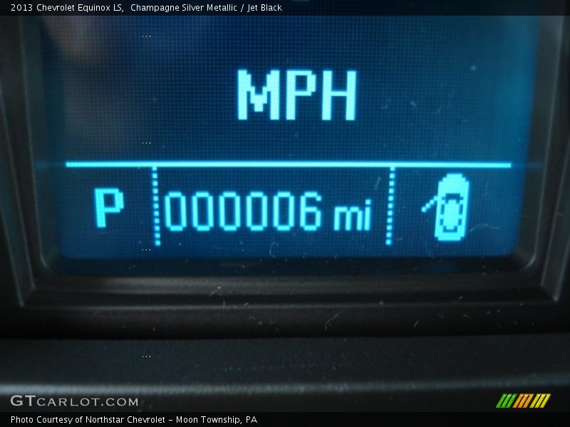 Champagne Silver Metallic / Jet Black 2013 Chevrolet Equinox LS