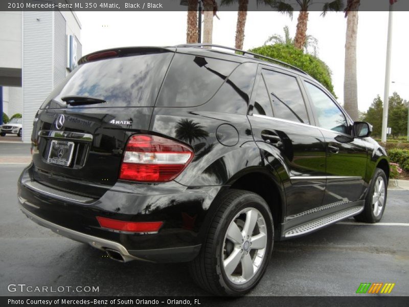 Black / Black 2010 Mercedes-Benz ML 350 4Matic