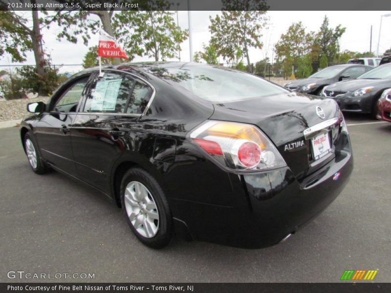 Super Black / Frost 2012 Nissan Altima 2.5 S