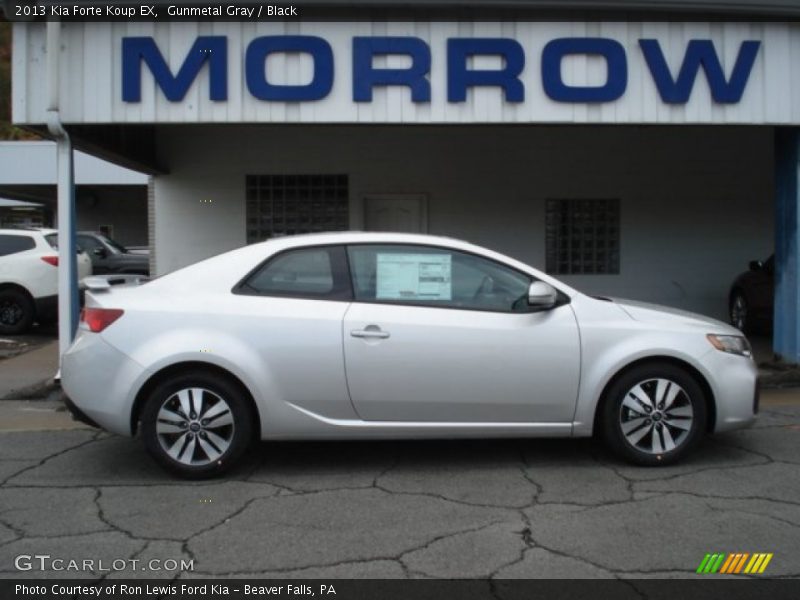 Gunmetal Gray / Black 2013 Kia Forte Koup EX