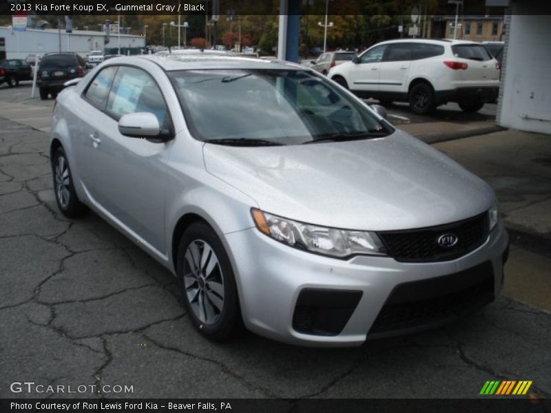 Gunmetal Gray / Black 2013 Kia Forte Koup EX