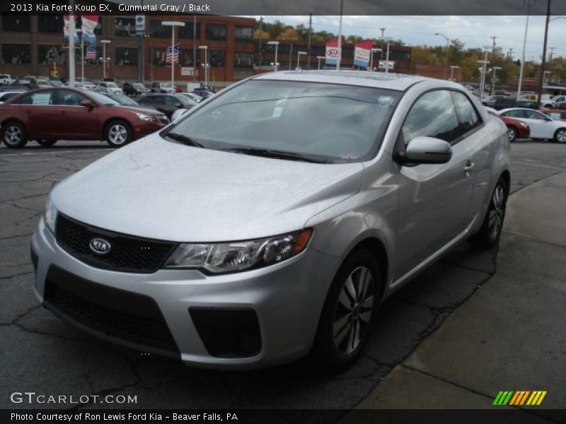 Gunmetal Gray / Black 2013 Kia Forte Koup EX