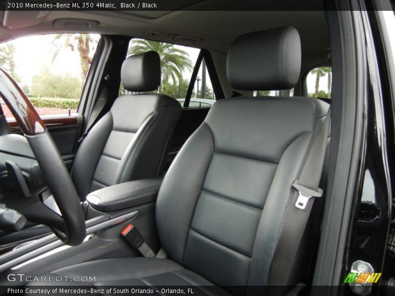Black / Black 2010 Mercedes-Benz ML 350 4Matic