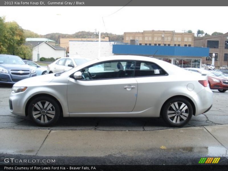 Gunmetal Gray / Black 2013 Kia Forte Koup EX