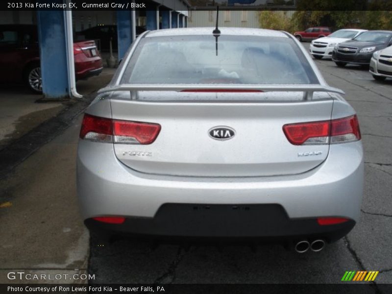 Gunmetal Gray / Black 2013 Kia Forte Koup EX