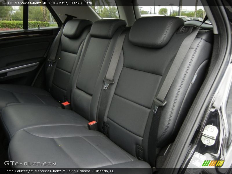 Rear Seat of 2010 ML 350 4Matic