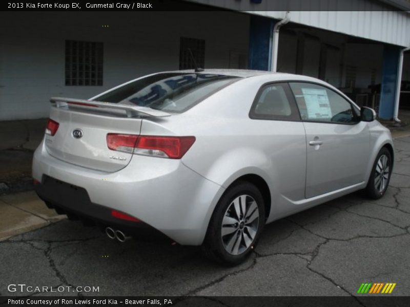 Gunmetal Gray / Black 2013 Kia Forte Koup EX