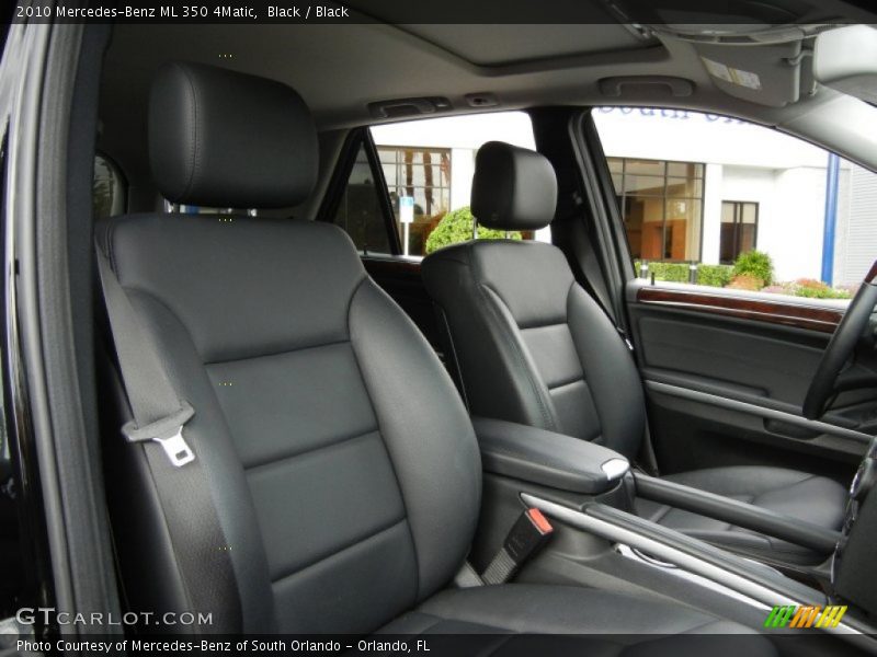 Black / Black 2010 Mercedes-Benz ML 350 4Matic
