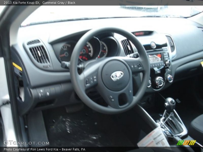 Gunmetal Gray / Black 2013 Kia Forte Koup EX