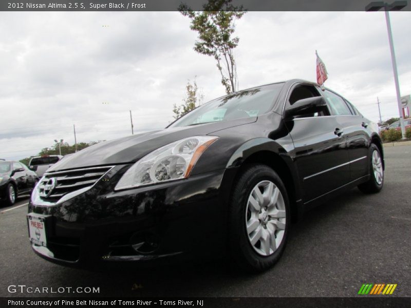 Super Black / Frost 2012 Nissan Altima 2.5 S