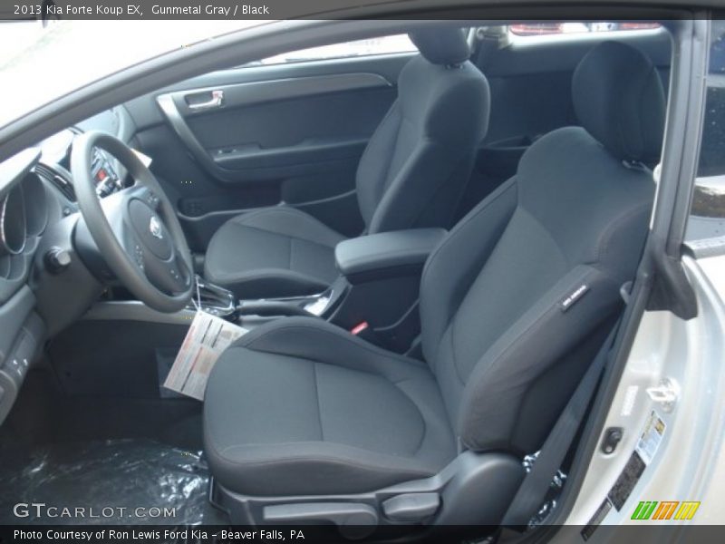 Gunmetal Gray / Black 2013 Kia Forte Koup EX