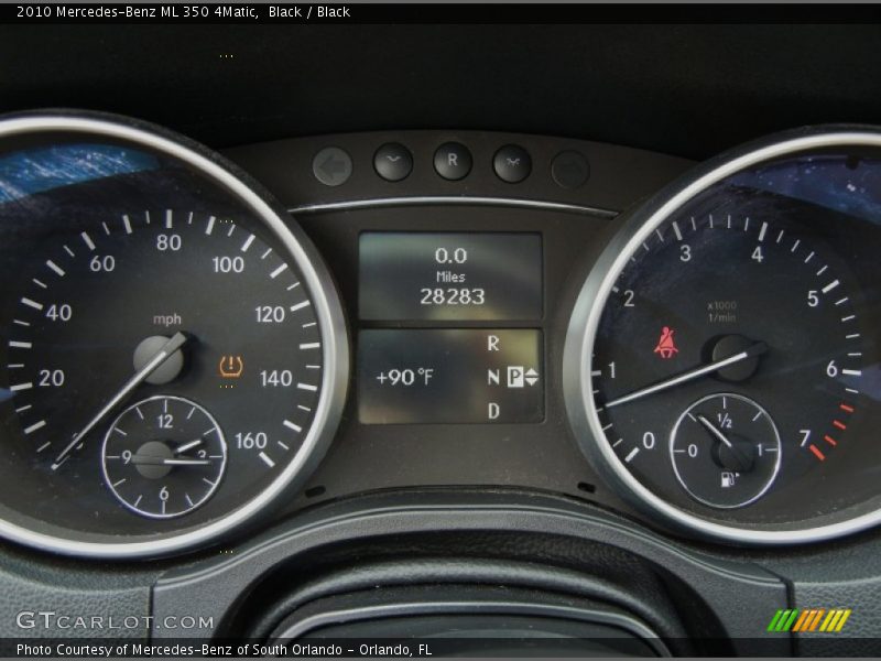  2010 ML 350 4Matic 350 4Matic Gauges