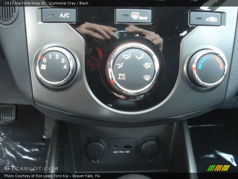 Gunmetal Gray / Black 2013 Kia Forte Koup EX