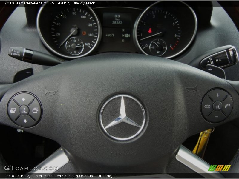 Controls of 2010 ML 350 4Matic
