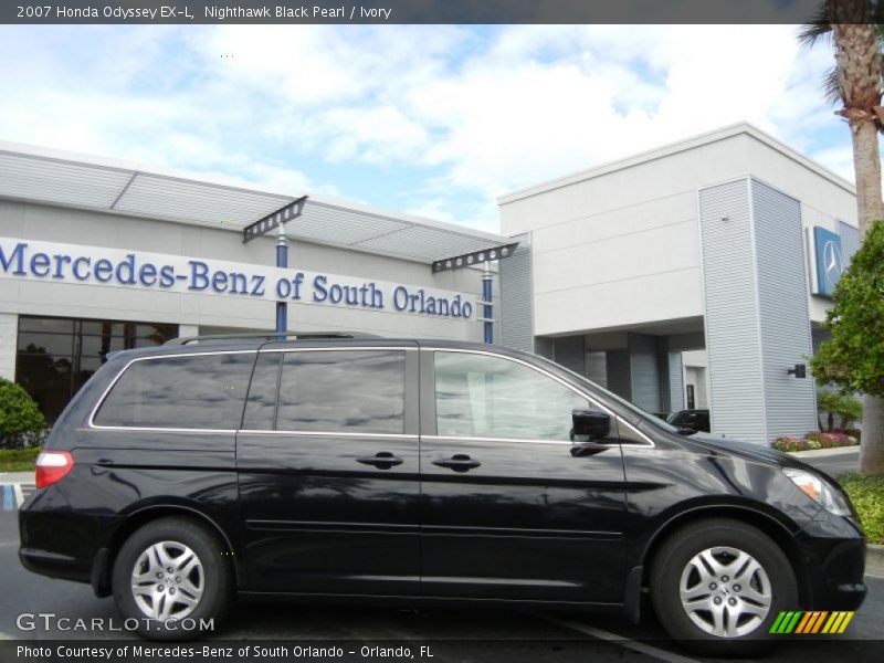 Nighthawk Black Pearl / Ivory 2007 Honda Odyssey EX-L