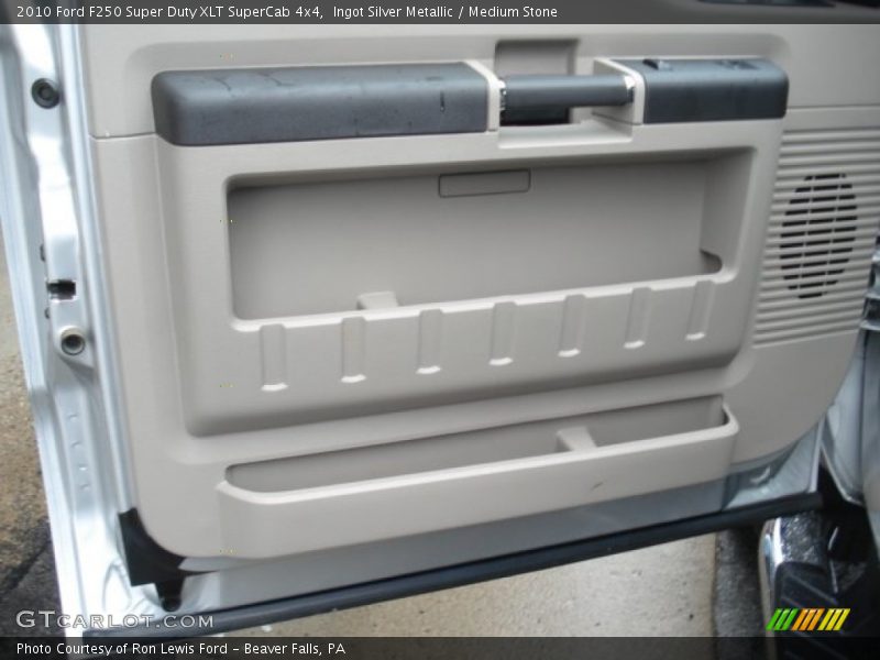 Ingot Silver Metallic / Medium Stone 2010 Ford F250 Super Duty XLT SuperCab 4x4