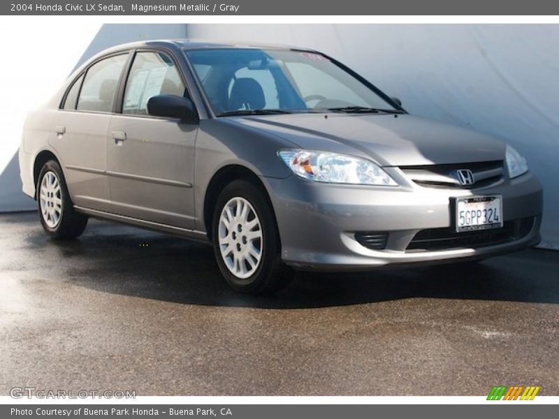 Magnesium Metallic / Gray 2004 Honda Civic LX Sedan