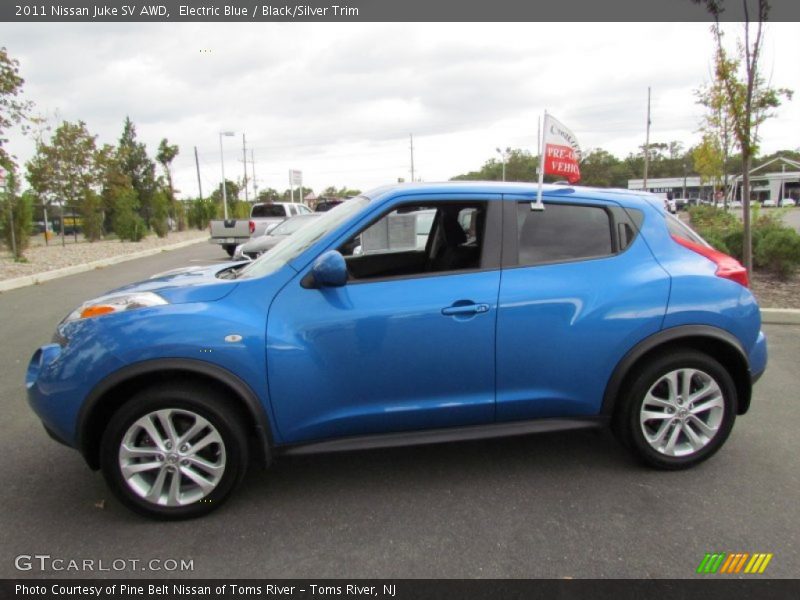 Electric Blue / Black/Silver Trim 2011 Nissan Juke SV AWD