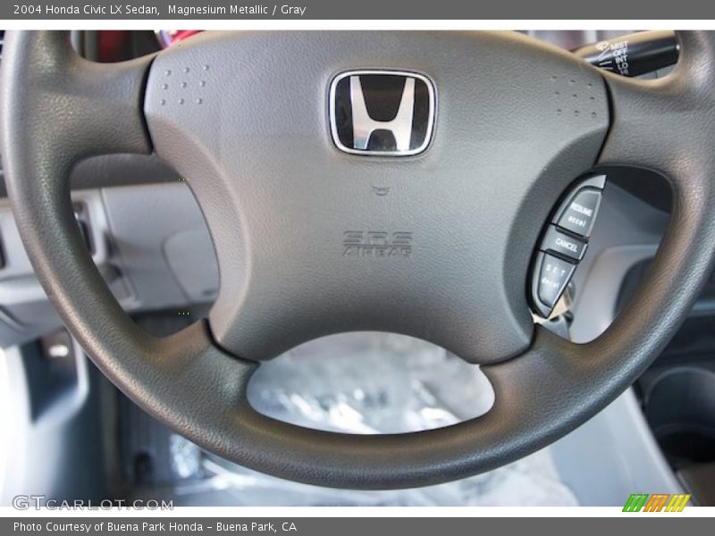 Magnesium Metallic / Gray 2004 Honda Civic LX Sedan