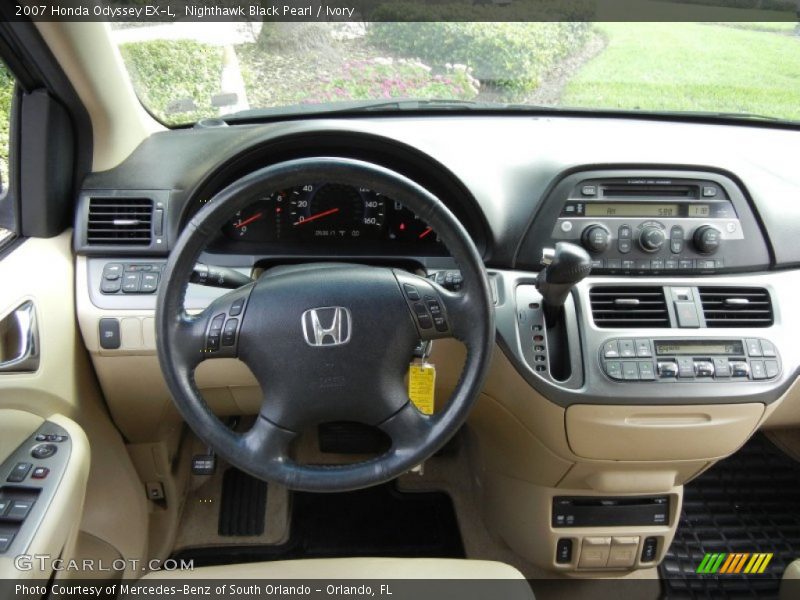 Nighthawk Black Pearl / Ivory 2007 Honda Odyssey EX-L