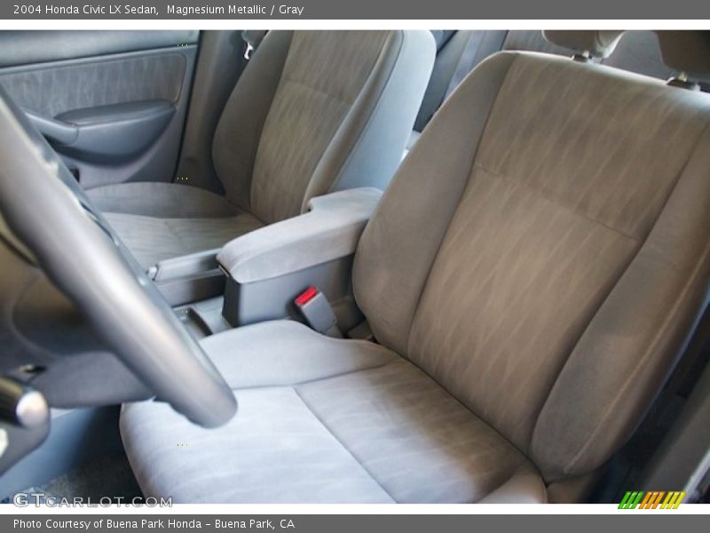 Magnesium Metallic / Gray 2004 Honda Civic LX Sedan