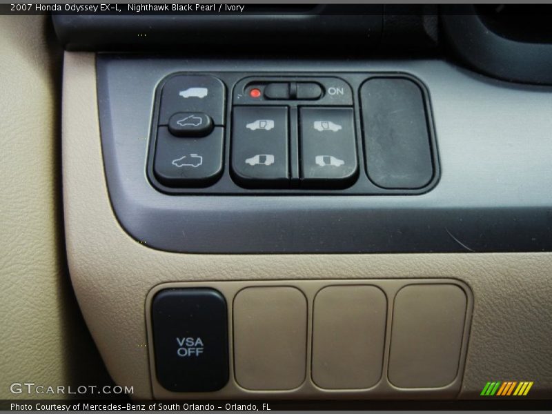 Nighthawk Black Pearl / Ivory 2007 Honda Odyssey EX-L