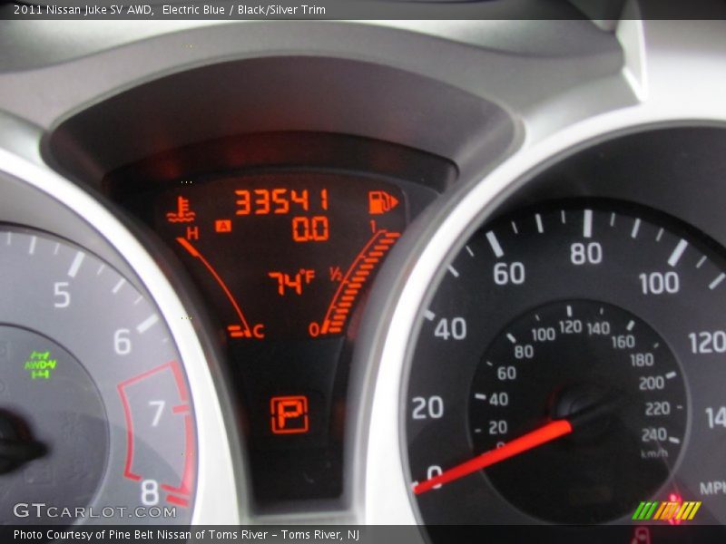 Electric Blue / Black/Silver Trim 2011 Nissan Juke SV AWD