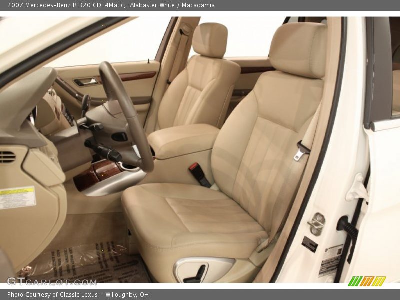 Alabaster White / Macadamia 2007 Mercedes-Benz R 320 CDI 4Matic