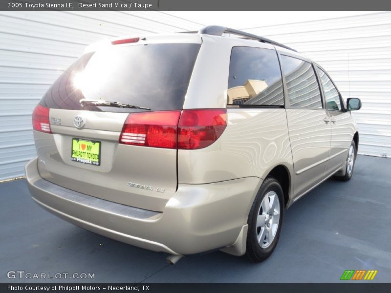 Desert Sand Mica / Taupe 2005 Toyota Sienna LE
