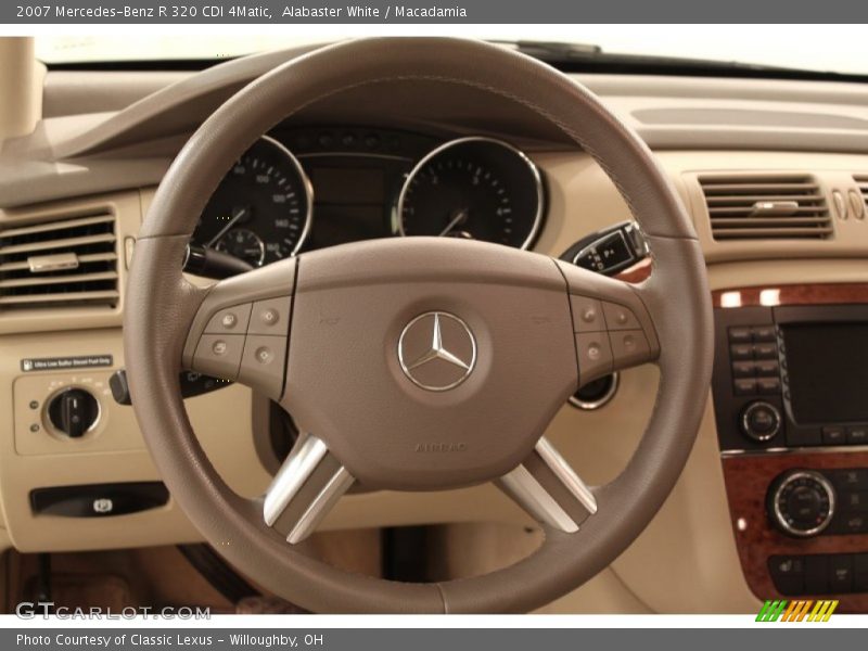 Alabaster White / Macadamia 2007 Mercedes-Benz R 320 CDI 4Matic