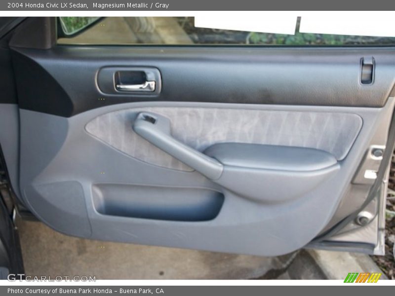 Magnesium Metallic / Gray 2004 Honda Civic LX Sedan