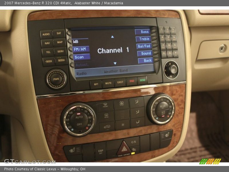 Alabaster White / Macadamia 2007 Mercedes-Benz R 320 CDI 4Matic
