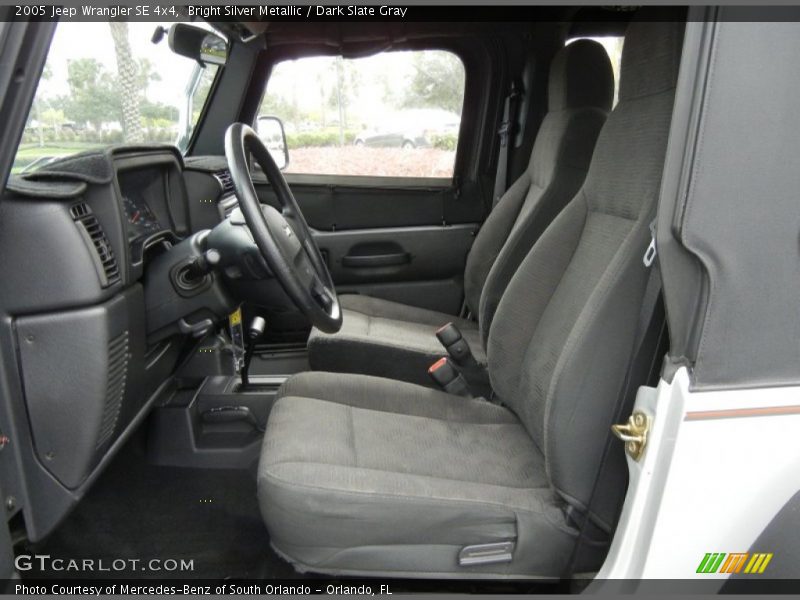 Bright Silver Metallic / Dark Slate Gray 2005 Jeep Wrangler SE 4x4