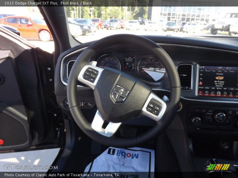 Pitch Black / Black 2013 Dodge Charger SXT Plus
