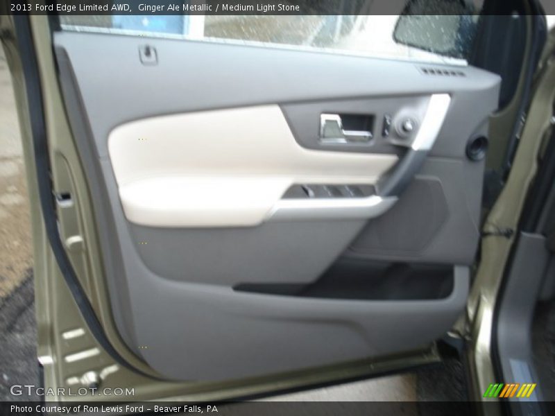 Ginger Ale Metallic / Medium Light Stone 2013 Ford Edge Limited AWD