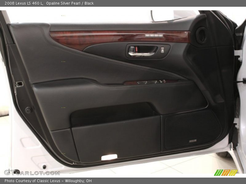 Opaline Silver Pearl / Black 2008 Lexus LS 460 L