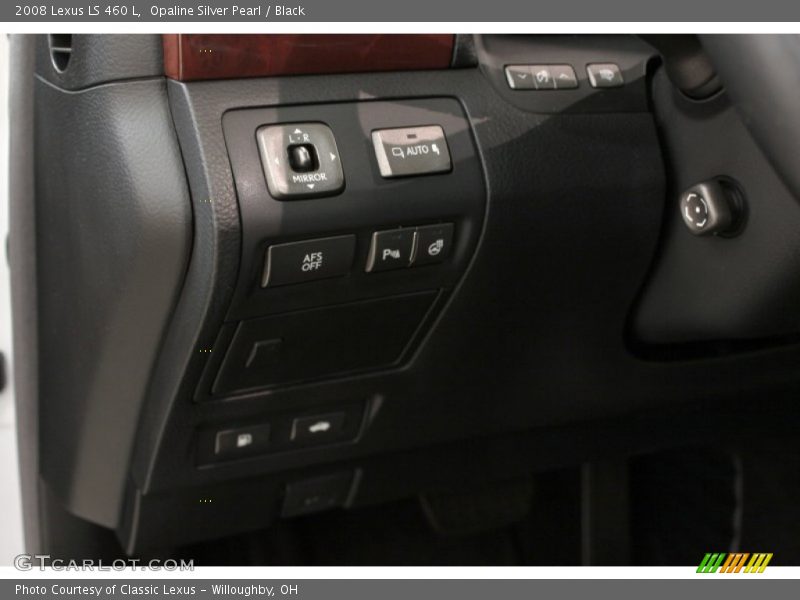 Opaline Silver Pearl / Black 2008 Lexus LS 460 L