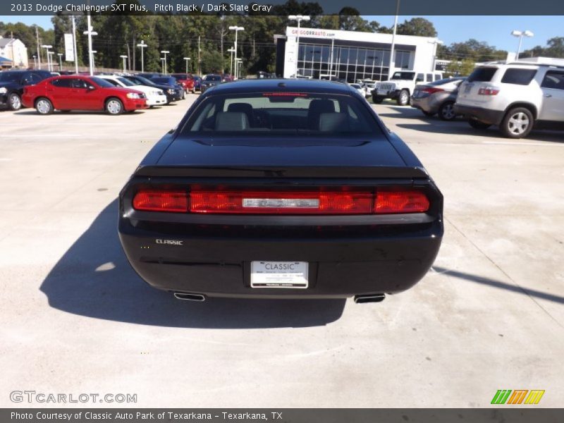 Pitch Black / Dark Slate Gray 2013 Dodge Challenger SXT Plus