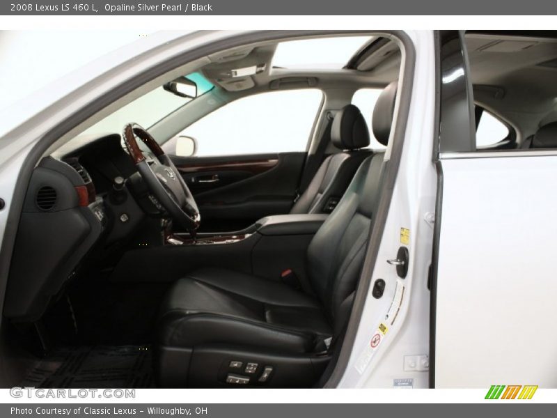 Opaline Silver Pearl / Black 2008 Lexus LS 460 L