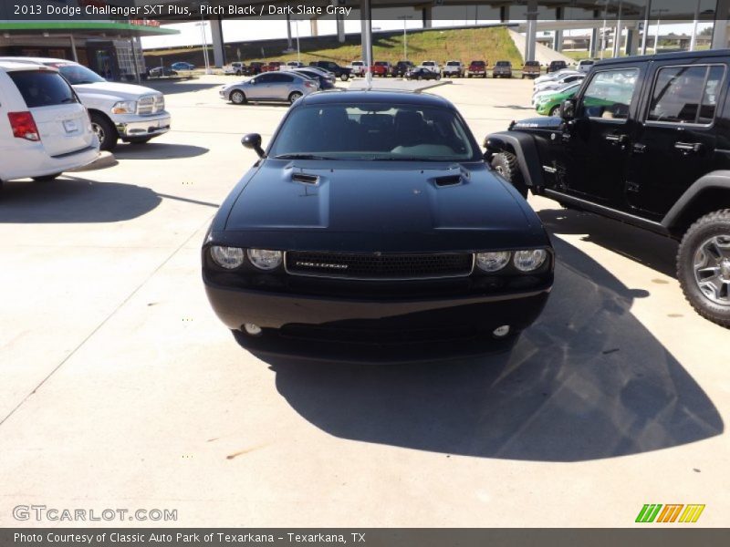 Pitch Black / Dark Slate Gray 2013 Dodge Challenger SXT Plus